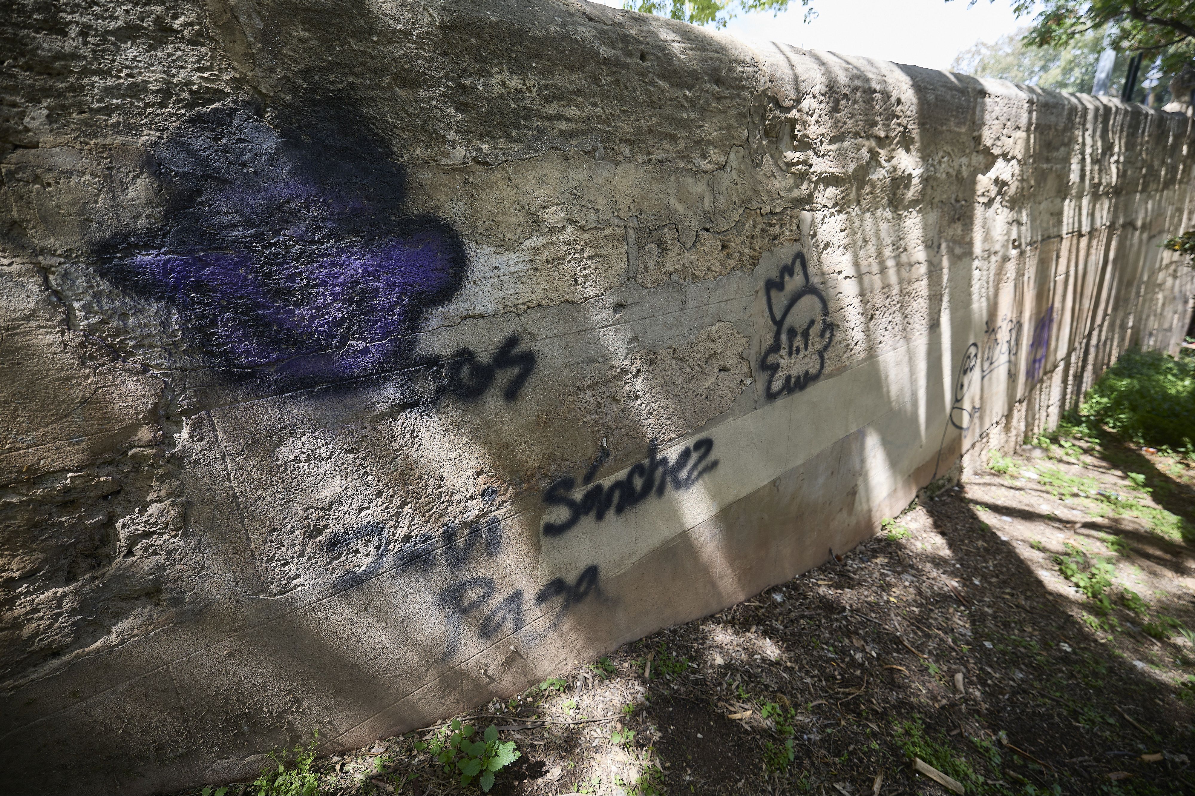 Pintadas en el Puente del Real