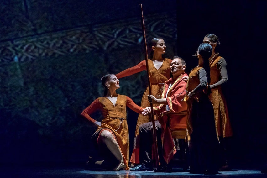 Un momento del espectáculo.