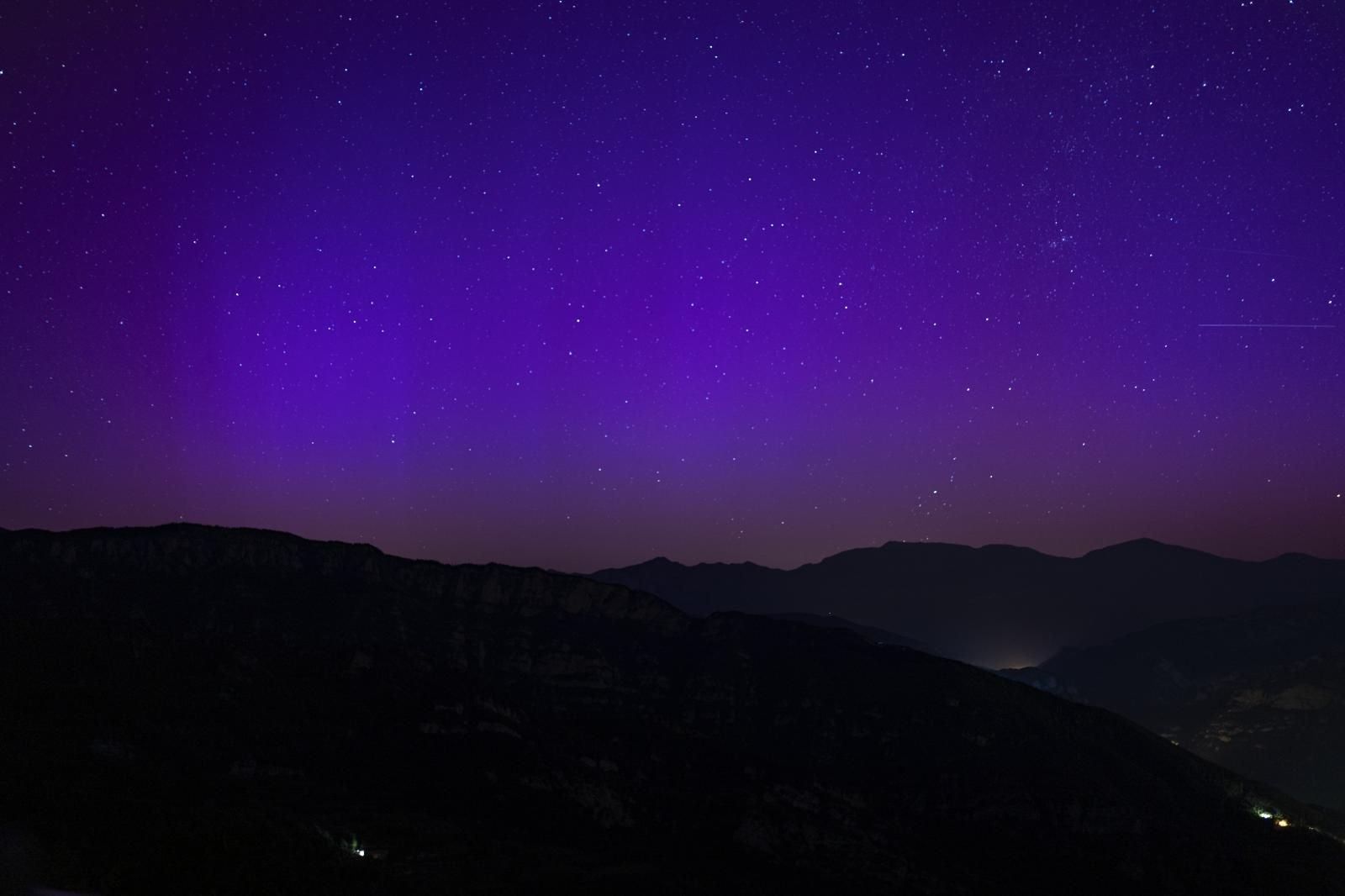 Así ha sido la aurora boreal visible desde España