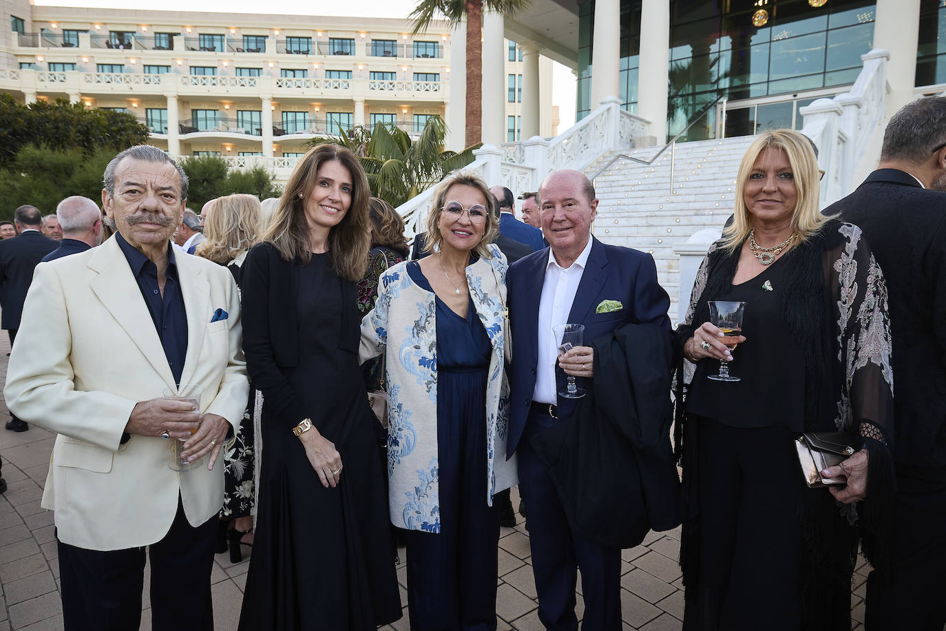 Belén Arias, presidenta de la Academia de Gastronomía, no se quiso perder el concierto.