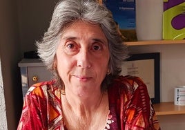 La presidenta de la asociación, Minerva Morales.