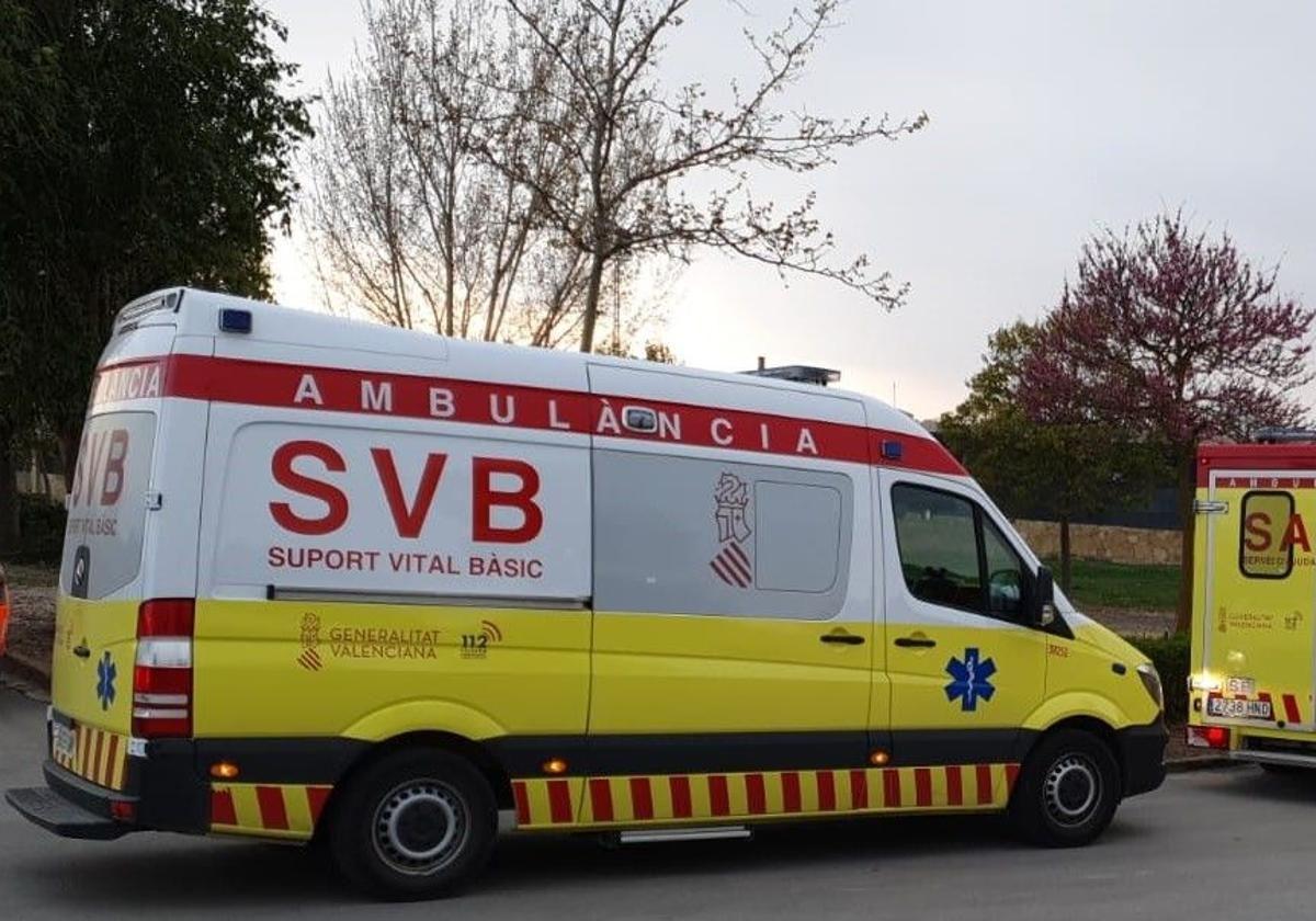 Una ambulancia de SVB.