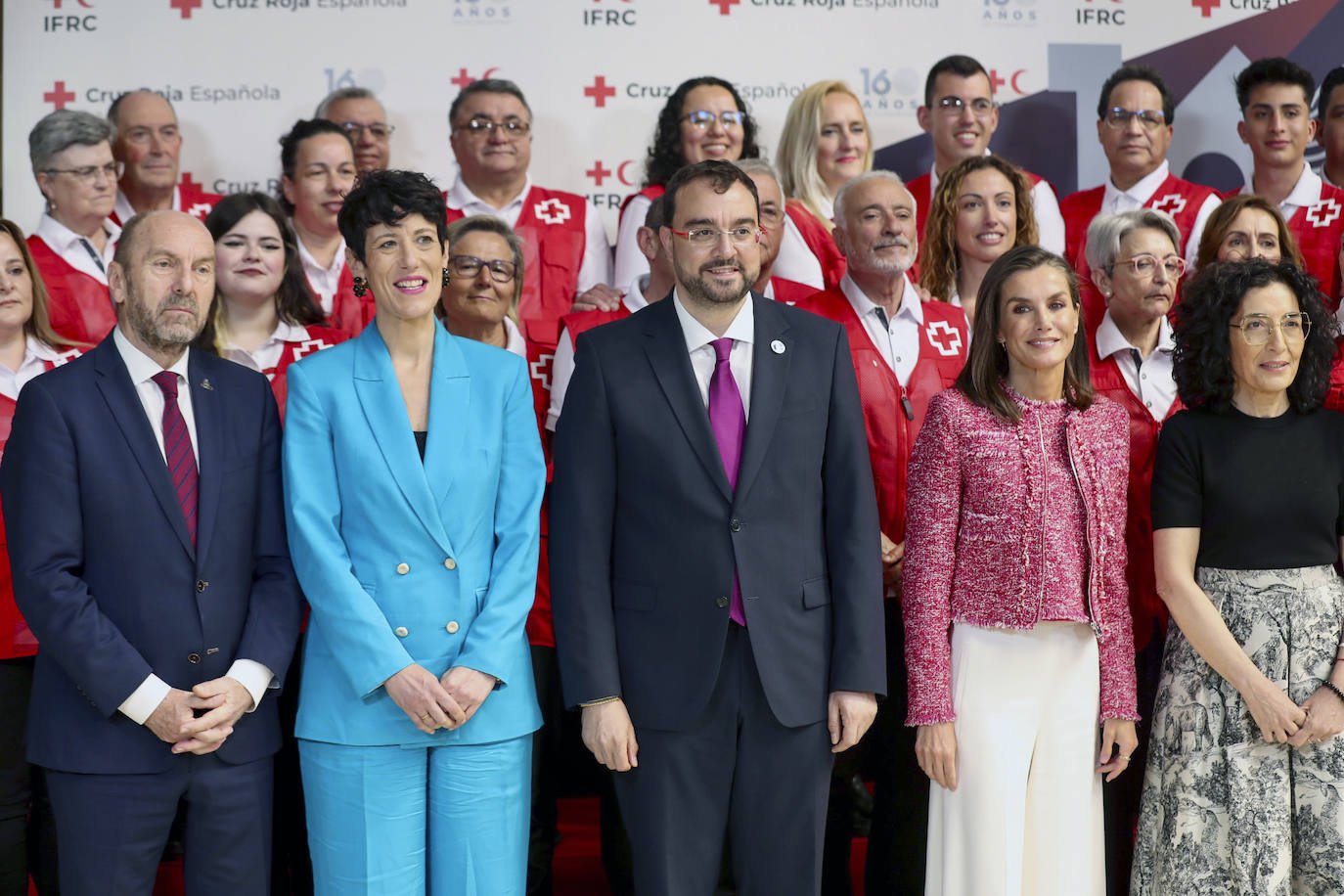 Letizia preside en Oviedo el acto del Día Mundial de la Cruz Roja