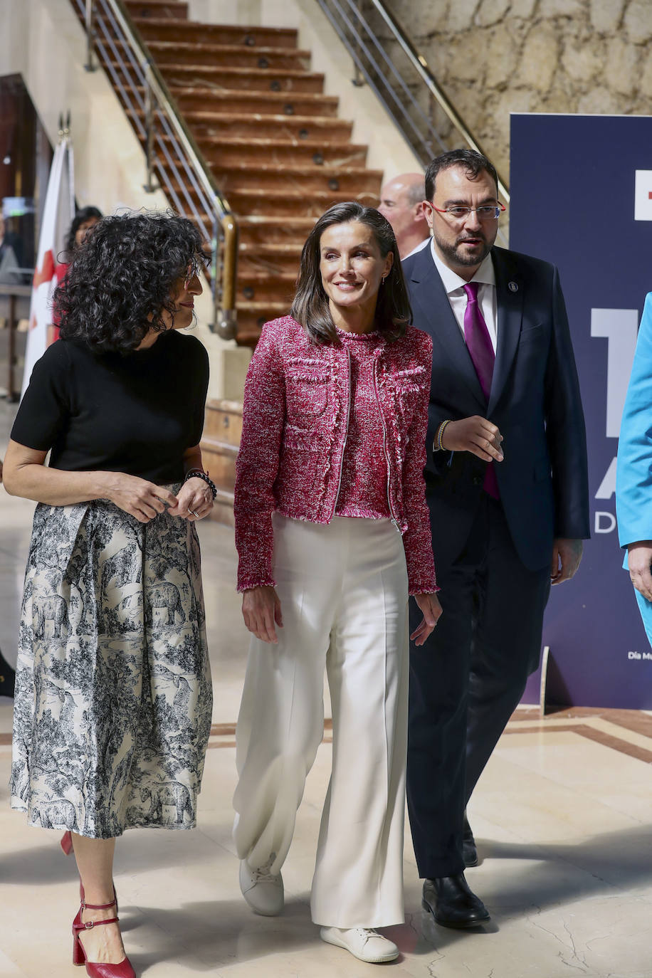 Letizia preside en Oviedo el acto del Día Mundial de la Cruz Roja