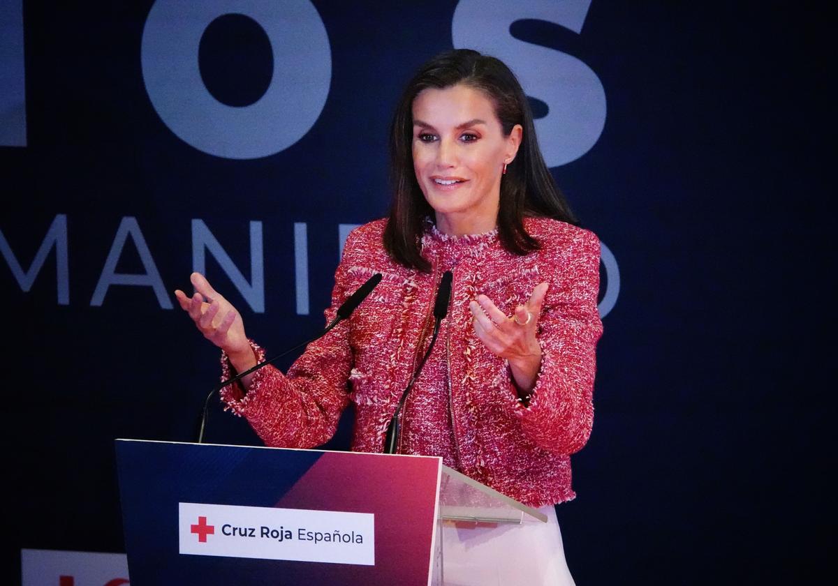 Letizia preside en Oviedo el acto del Día Mundial de la Cruz Roja