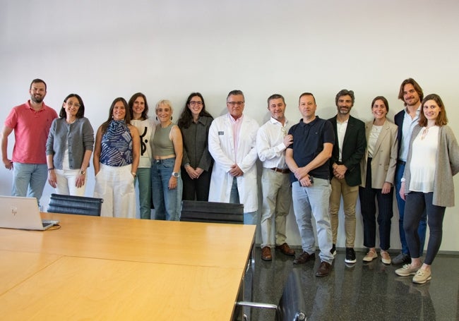 Los farmacéuticos que han visitado el Hospital de Dénia.