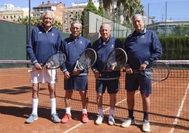 El equipo del Club de Tenis Valencia vuelve a afrontar estos días el Campeonato de España +85.