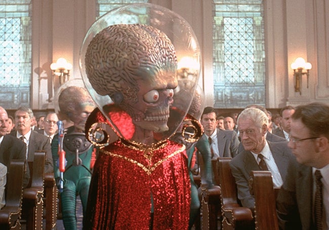 'Mars Attacks', de Tim Burton.