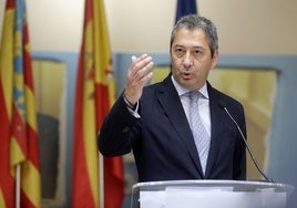 El vicepresidente primero del Consell, Vicente Barrera.