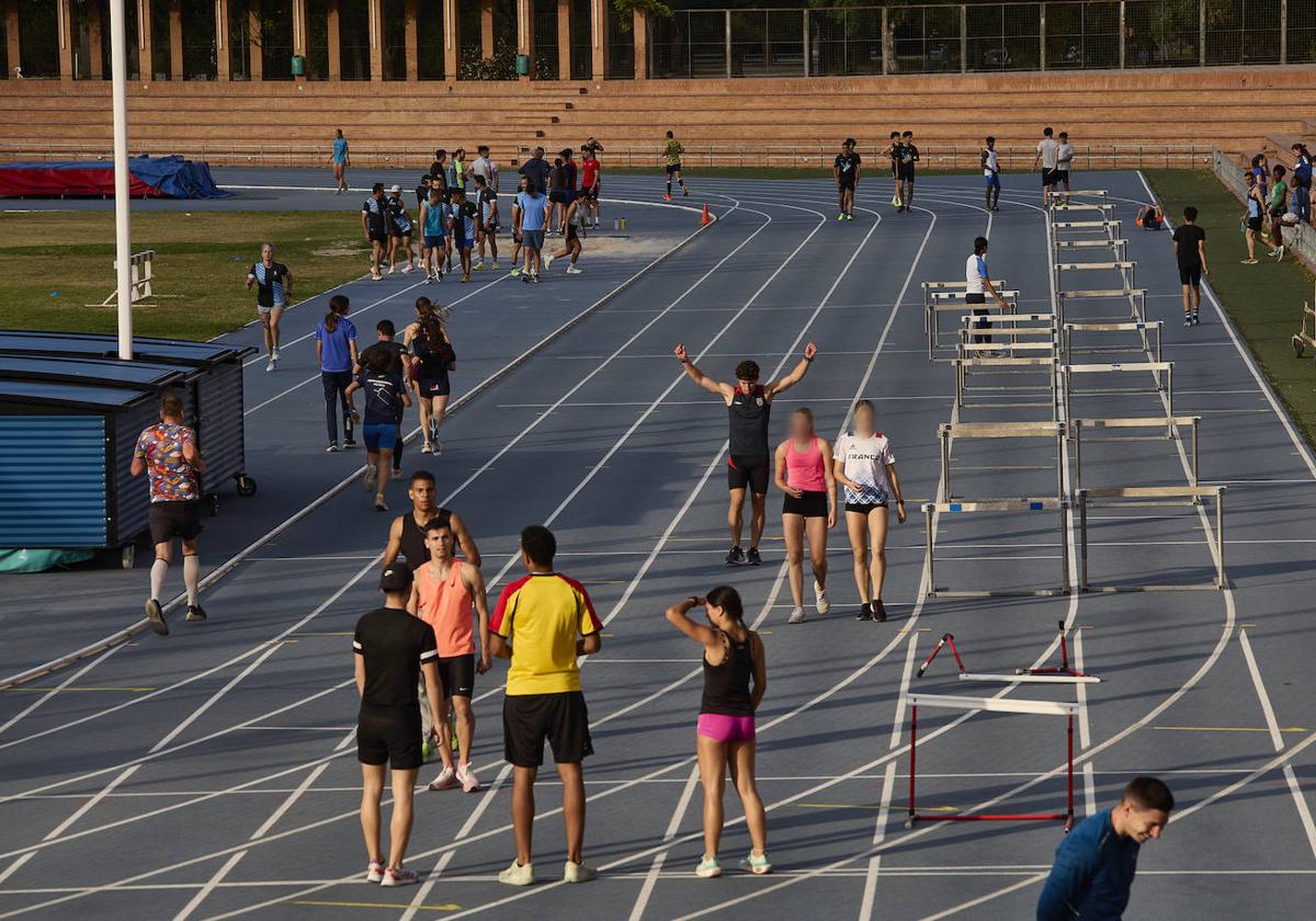 La pista de atletismo del río.