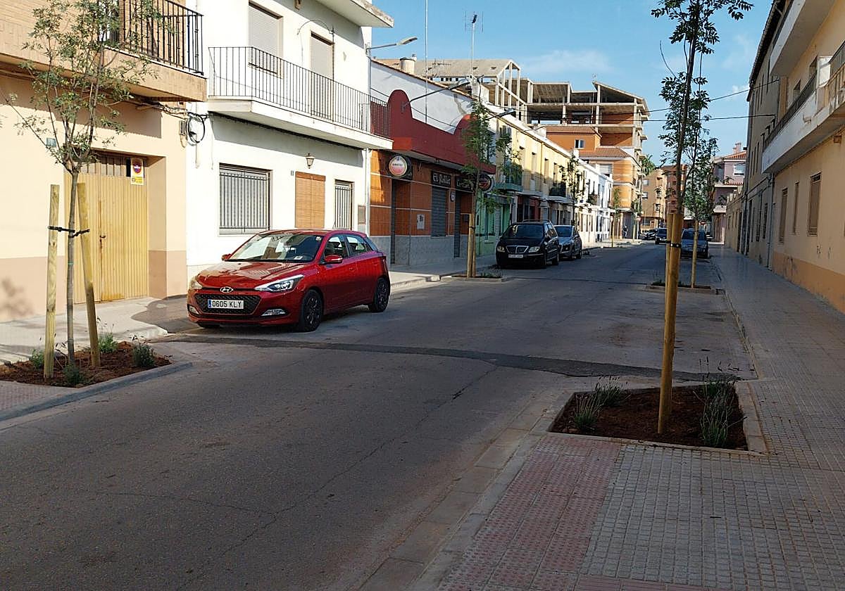 Calle Rollet en Carlet.