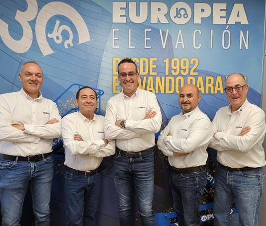 De izquierda a derecha: Paco Lluna, Joaquín Pérez, Marcos Blasco, Vicente Alario y Vicente Palop