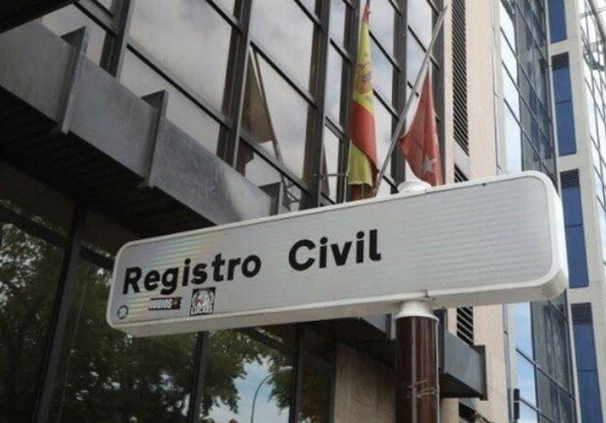 Antiguo registro civil en Valencia, en una imagen de archivo.