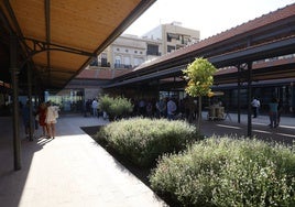 Interior del mercado del Grao.