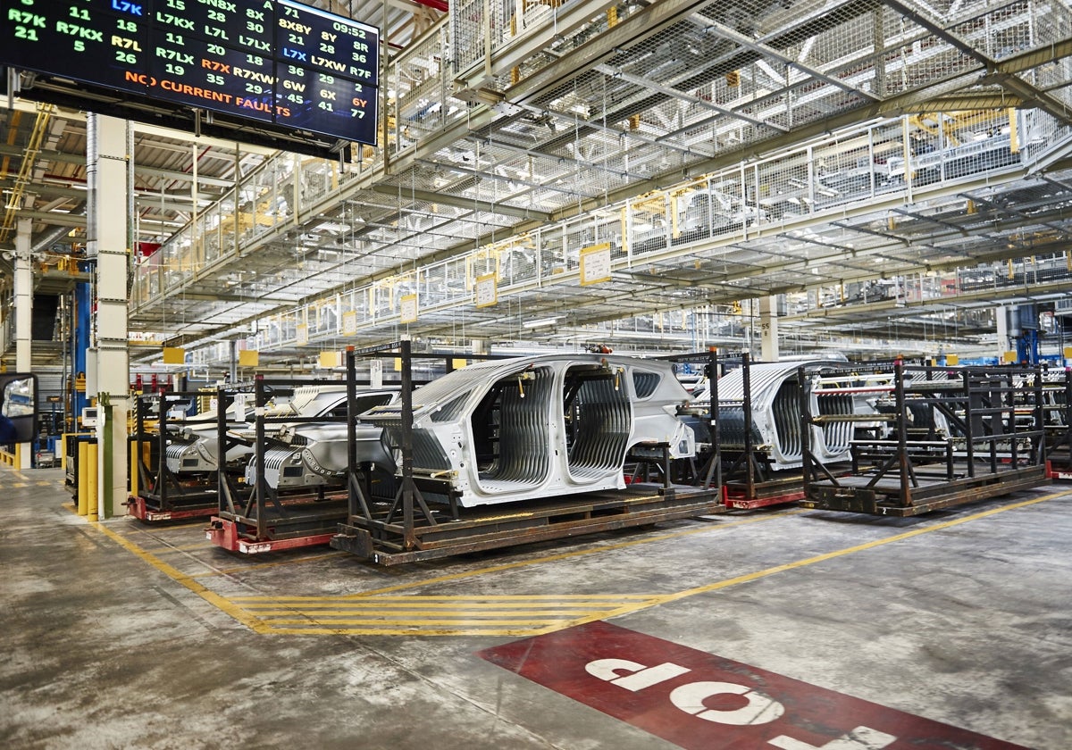 Interior de la factoría Ford en Almussafes.