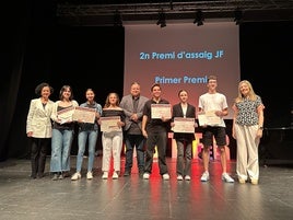 Entrega de premios en Sueca.