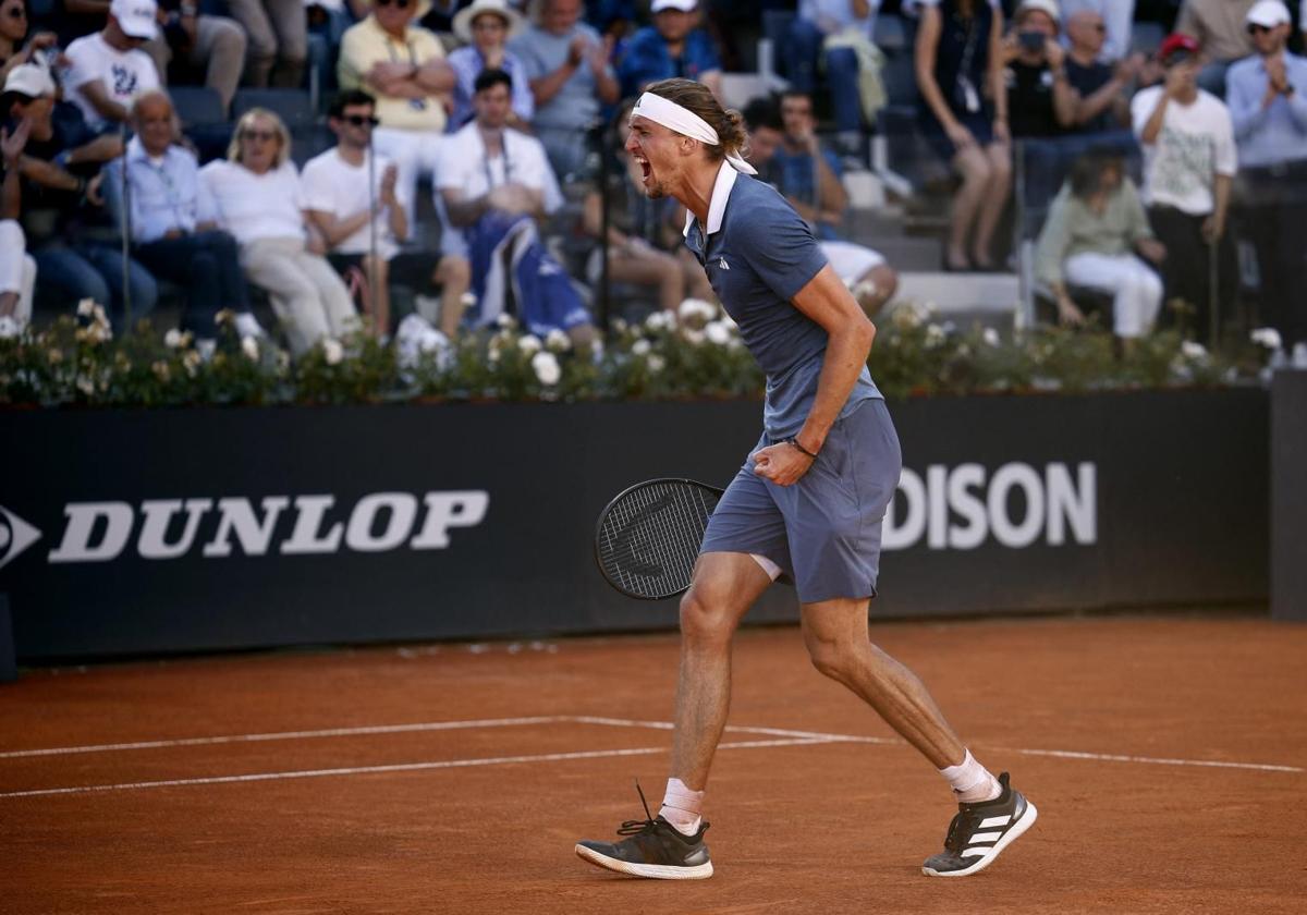 Zverev, tras ganar a Tabilo en semifinales.
