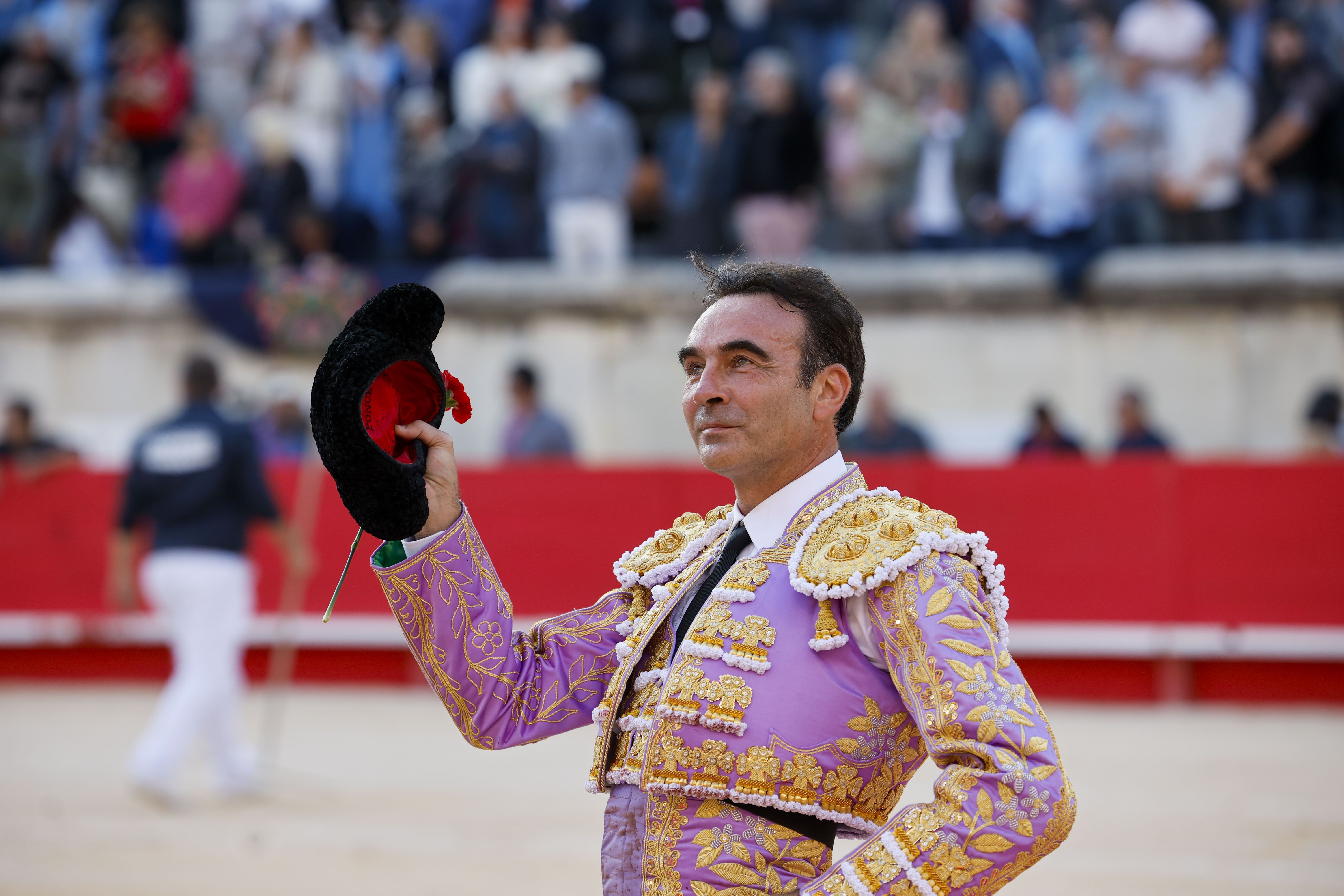 Enrique Ponce, en la Feria de Pentecostés 2024 de Nimes