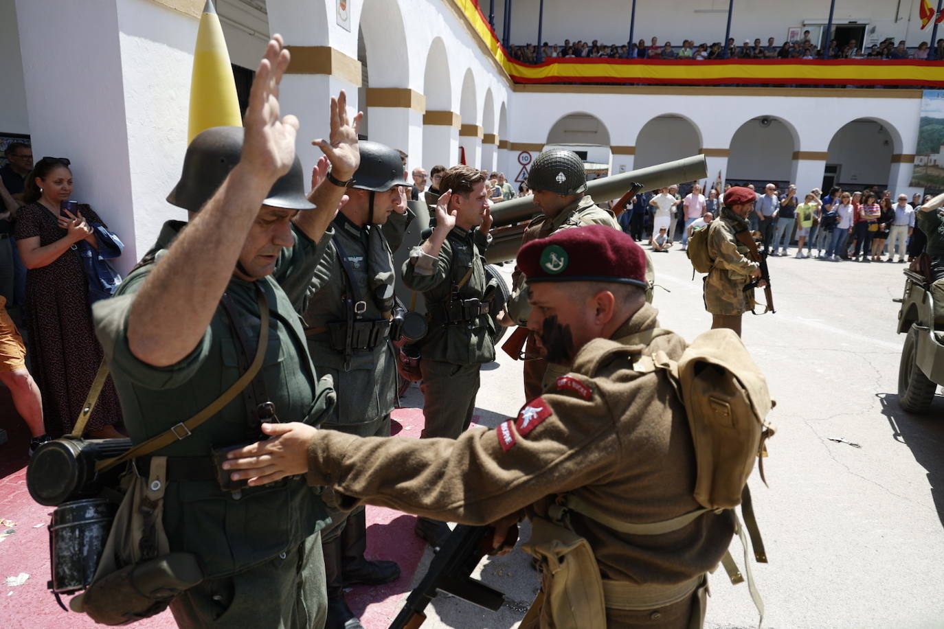 Fotos de la recreación del desembarco de Normandia en Valencia