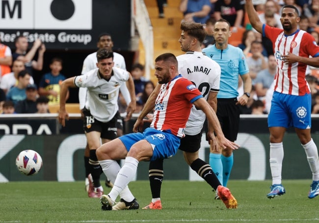 Pepelu, durante el partido contra el Girona.