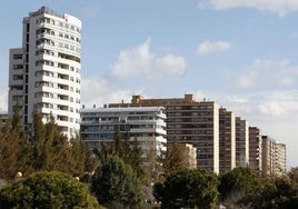 Edificios en la avenida Manuel de Falla.