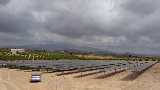 Parque solar.