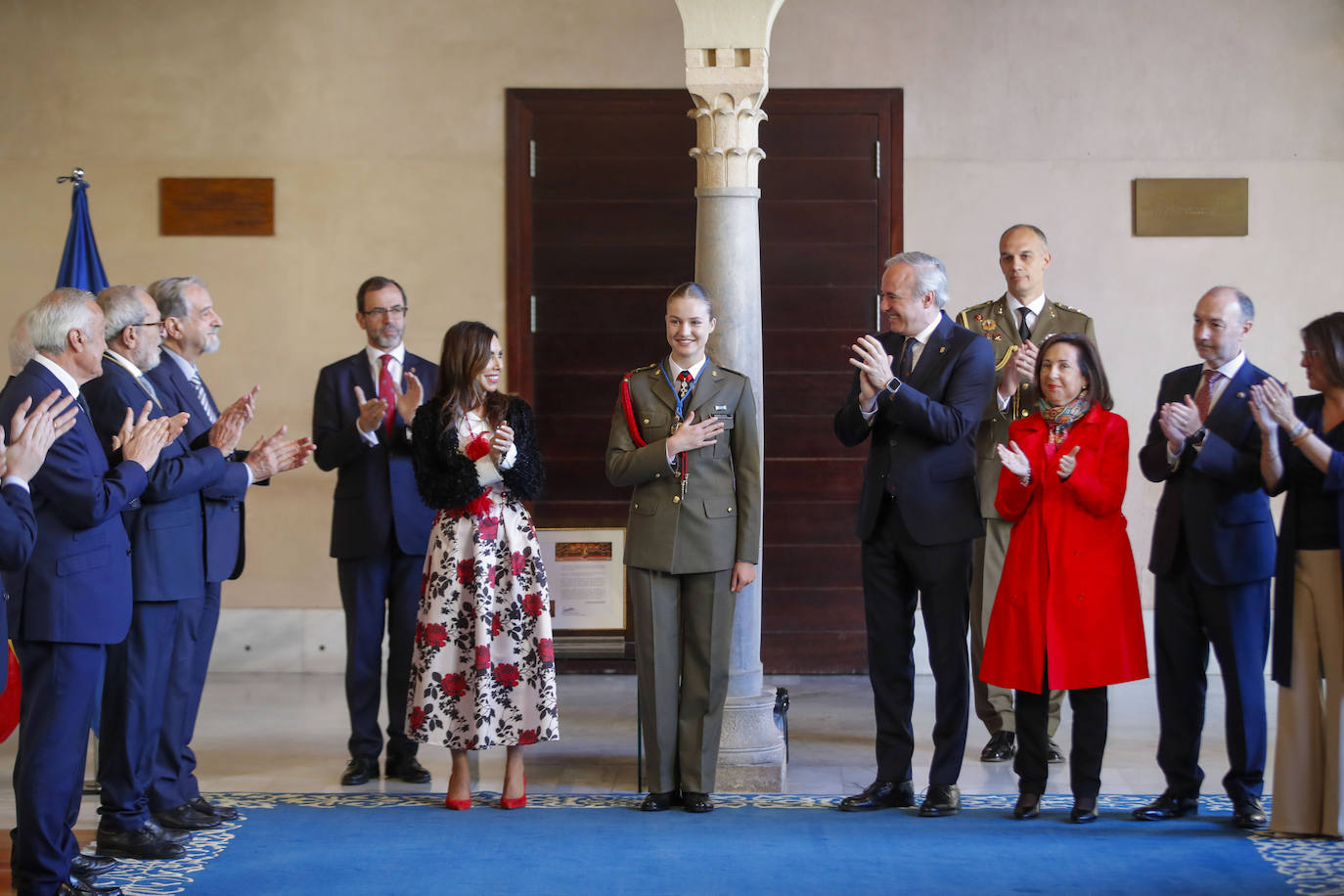 Las Cortes de Aragón entregan a la princesa Leonor su máxima distinción