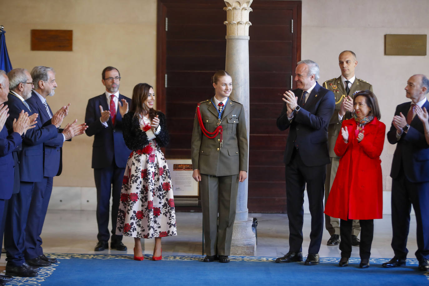 Las Cortes de Aragón entregan a la princesa Leonor su máxima distinción