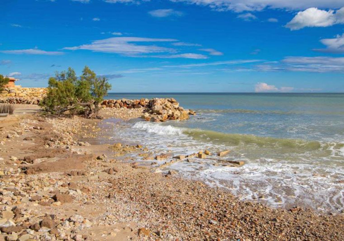 La playa del Brosquil.