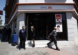 Sucursal de ING, en una imagen de archivo.