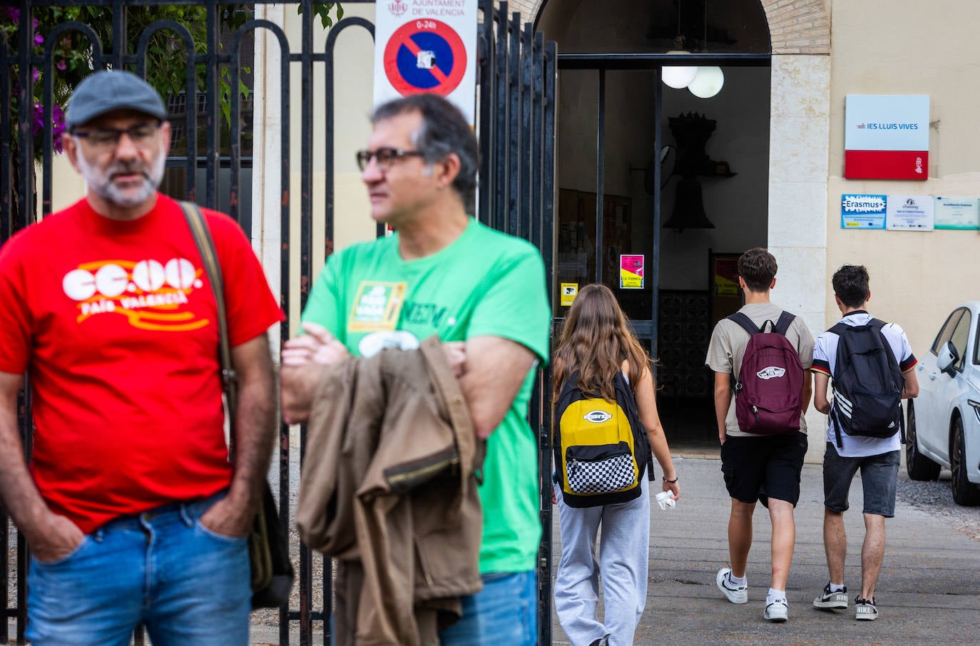 Fotos de la huelga educativa en la Comunitat