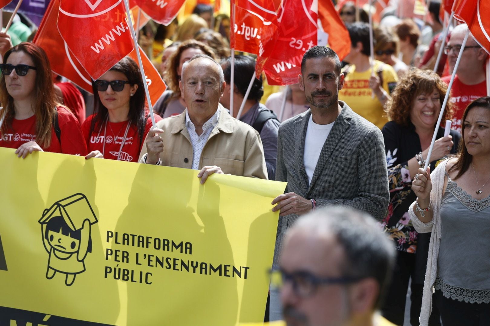 Fotos de la huelga educativa en la Comunitat