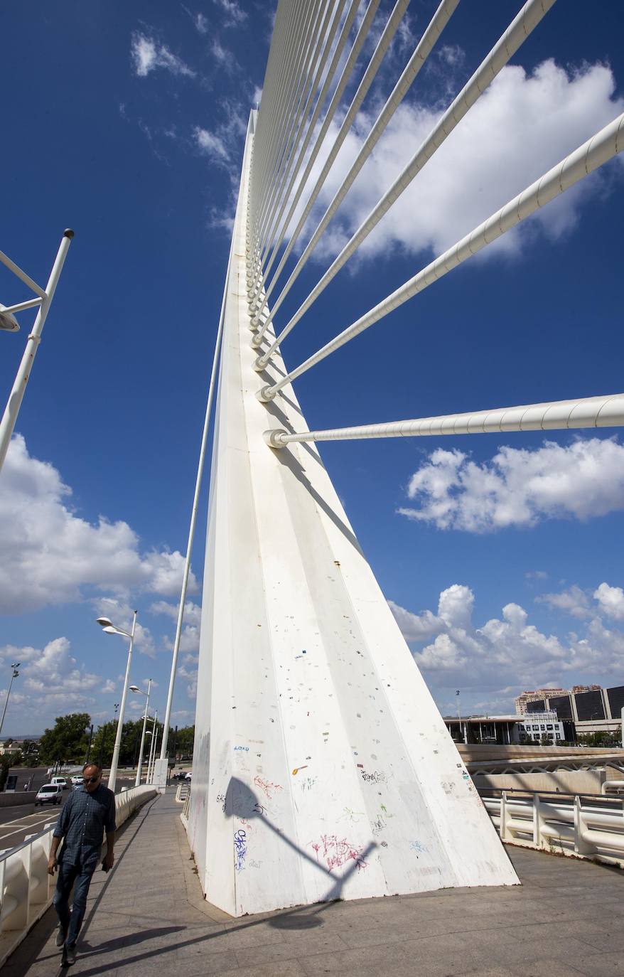 Así está el puente de l&#039;Assut de l&#039;Or de Valencia