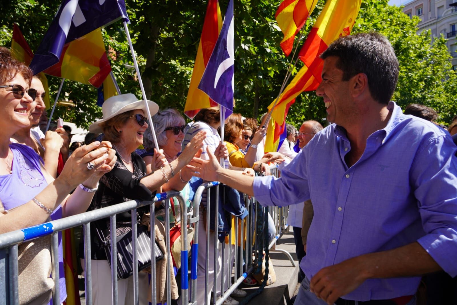 Mazón, este domingo en Madrid