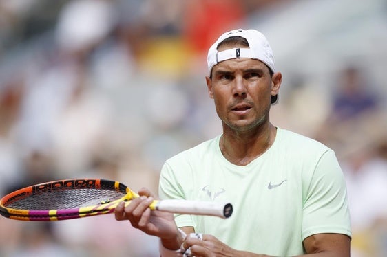 Nadal, en uno de sus entrenamientos.