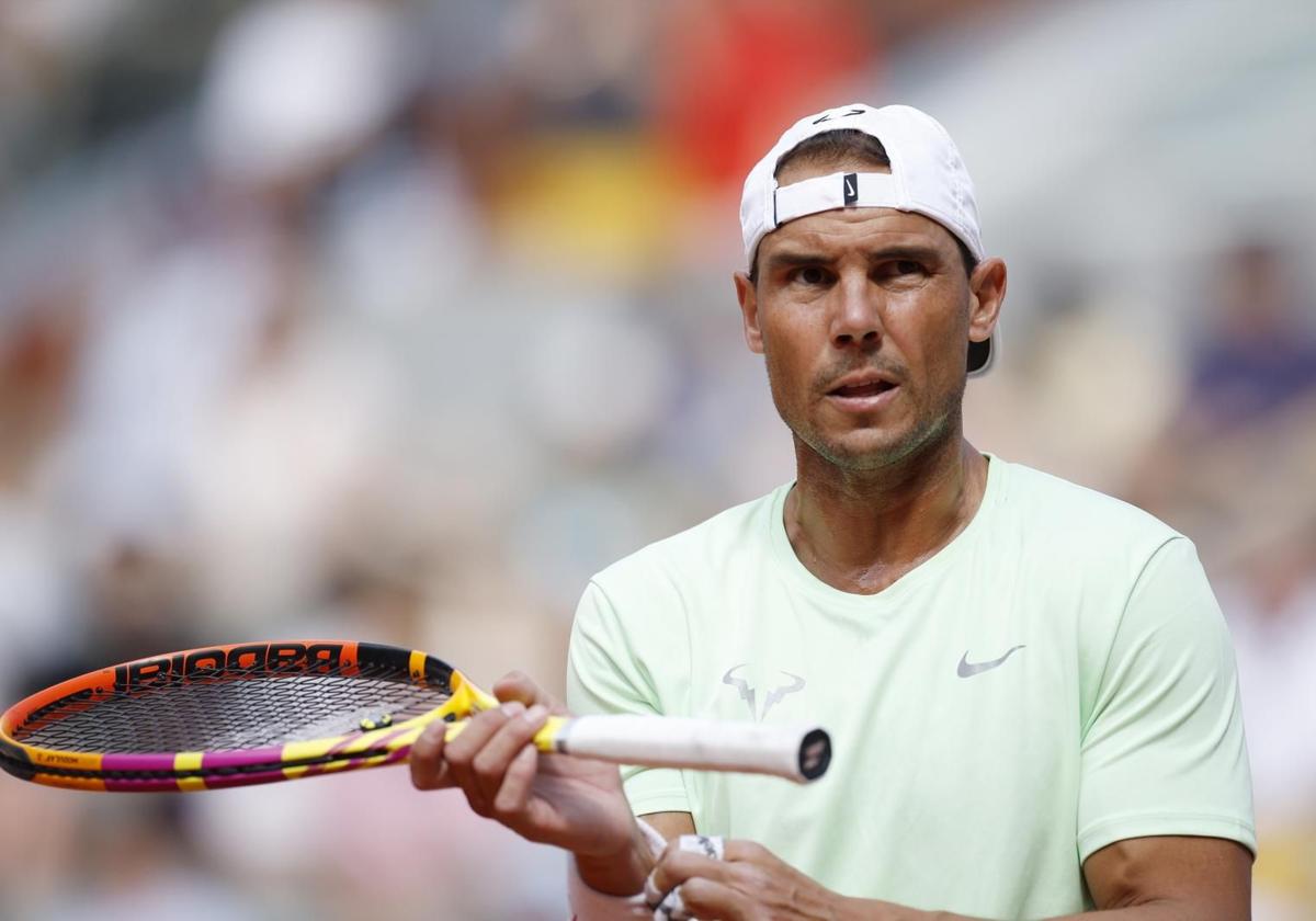 Nadal, en uno de sus entrenamientos.