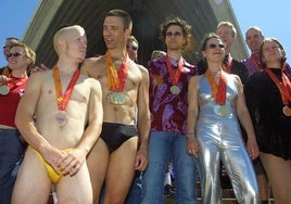 Varios participantes en los Gay Games en una edición reciente.