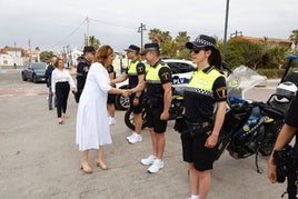 Presentación del dispotivo policial en las playas de Valencia 2024, en imágenes