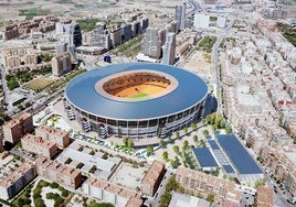 Figuración del nuevo Mestalla una vez finalizado.