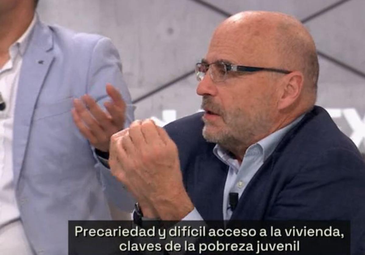 El economista Javier Díaz-Giménez durante su intervención en LaSexta Xplica.