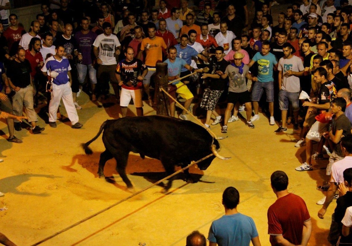 Embolada en Puçol.