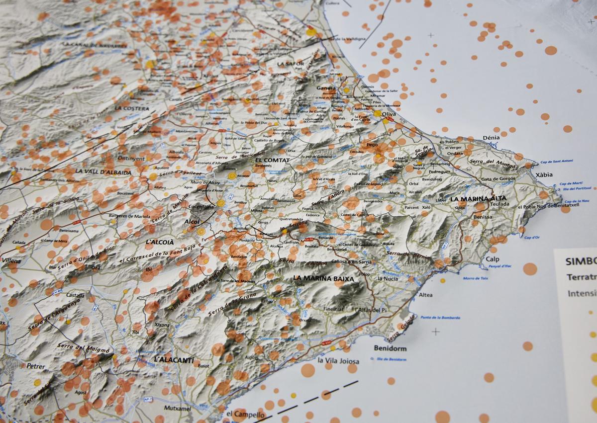 Imagen secundaria 1 - El Instituto Cartográfico Valenciano elabora múltiples mapas topográficos y pero también temáticos. 