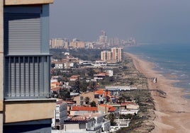 Vistas de las playas de Cullera.