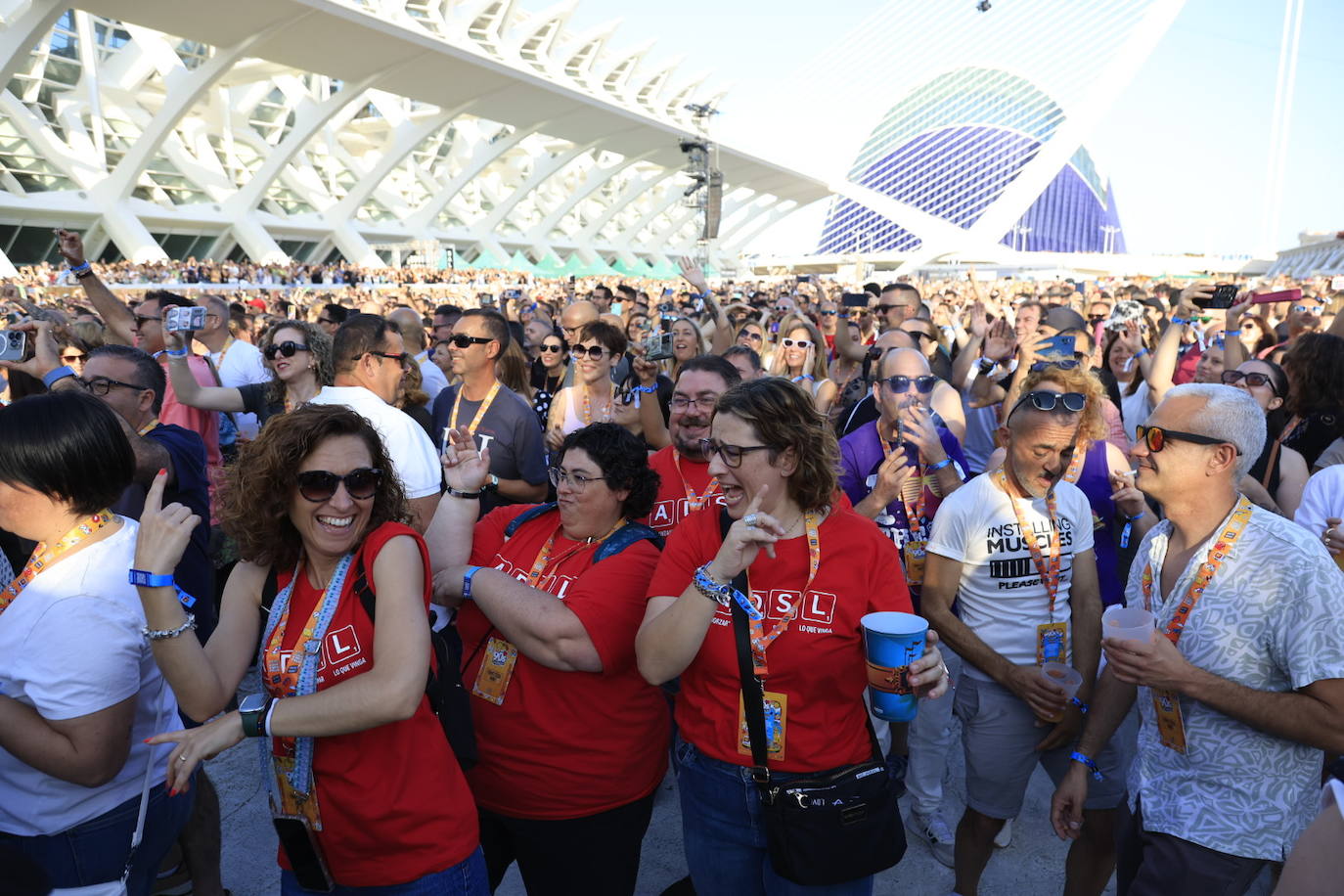 El festival &#039;Love The 90s&#039; lleva al éxtasis a la Ciudad de las Artes y las Ciencias