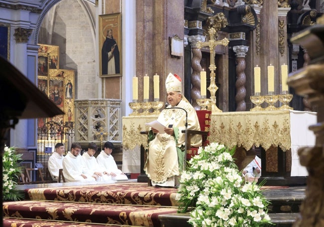 Homilía del arzobispod e Valencia, Enrqieue Benavent.