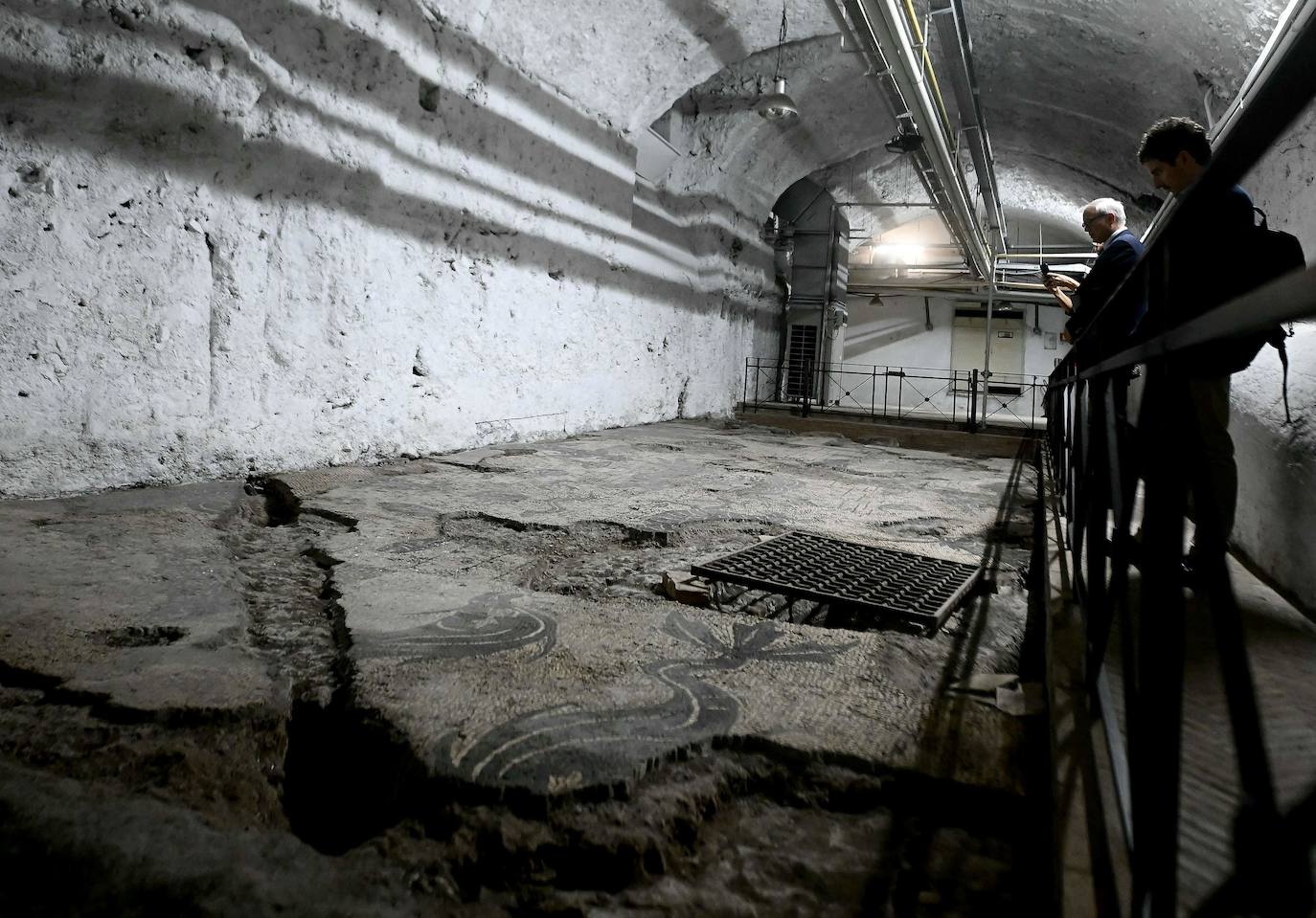 El Palacio Farnese descubre sus mosaicos subterráneos de la Antigua Roma