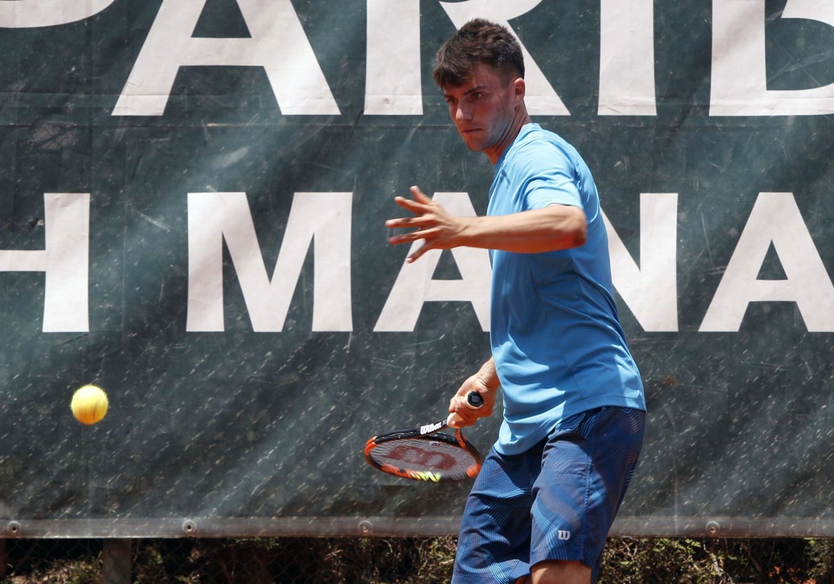 Pedro Martínez Portero durante un entrenamiento.