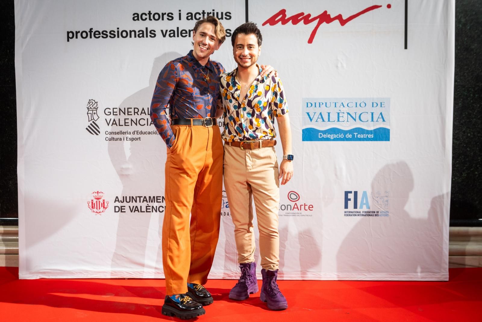 La alfombra roja de los premios de los actores valencianos