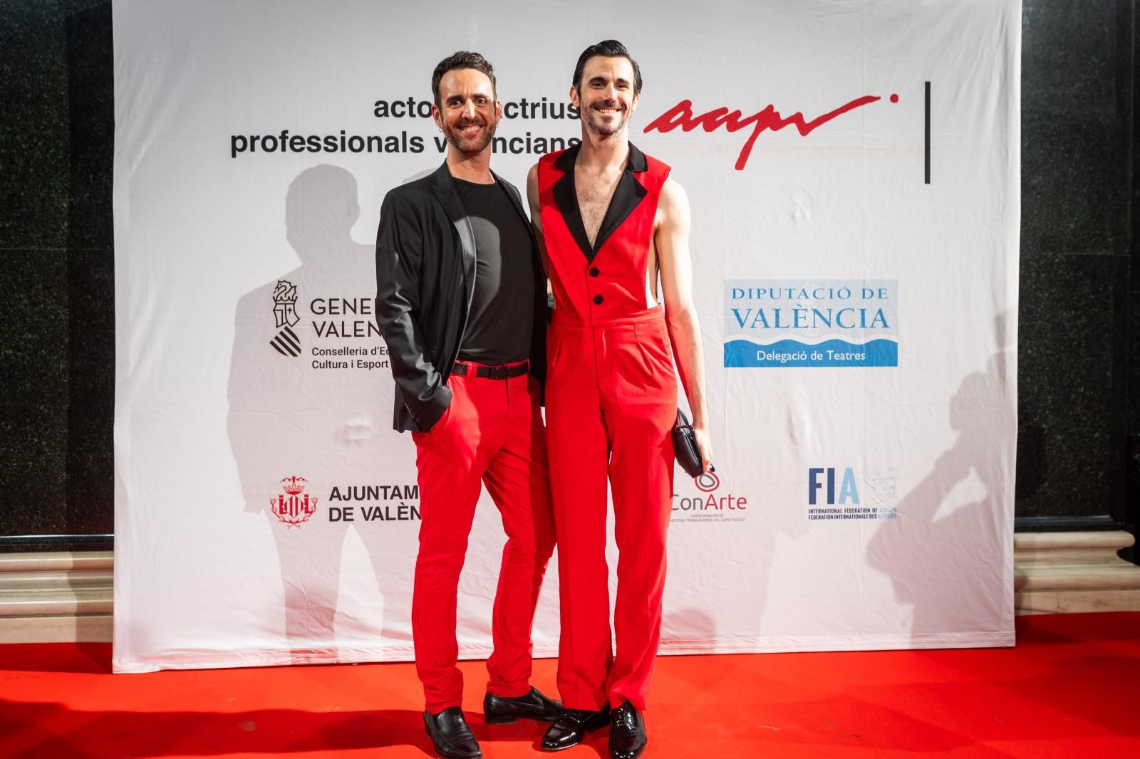 La alfombra roja de los premios de los actores valencianos