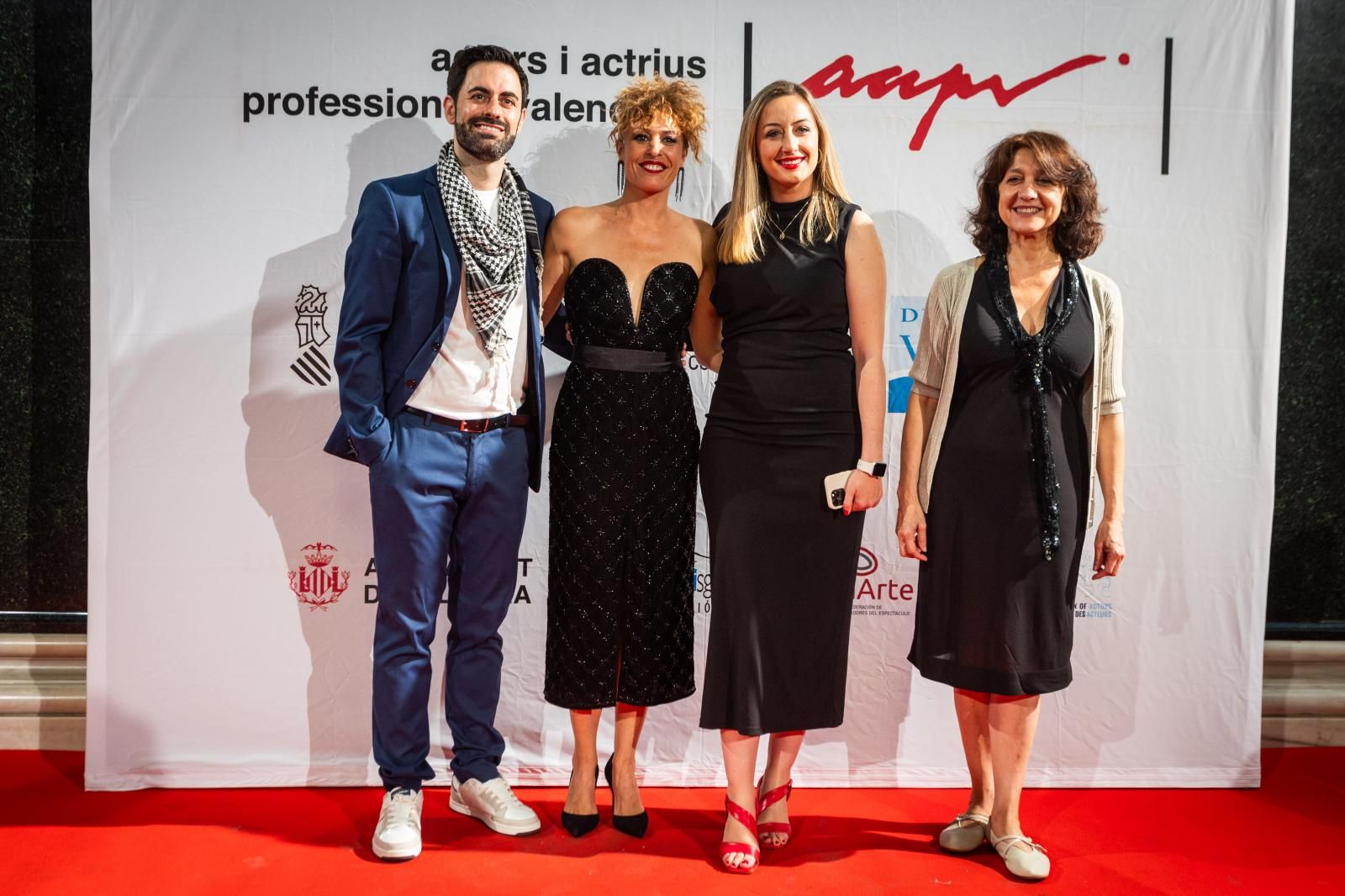 La alfombra roja de los premios de los actores valencianos